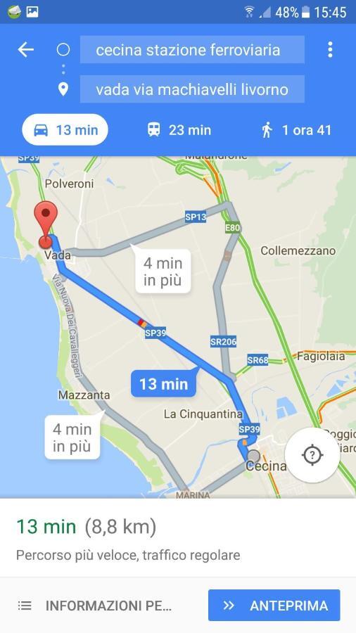 Vada Villetta A 300 Mt Dal Mare 8 Posti Letto Exteriér fotografie